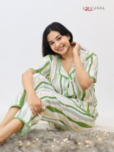 dreamy stripe pyjama set