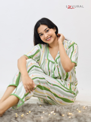 dreamy stripe pyjama set