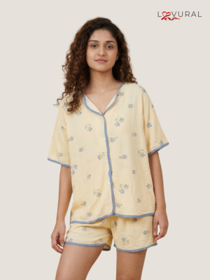 cute cherries short pyjama set