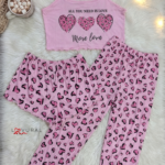 bows in midnight skinny pyjama set (copy)
