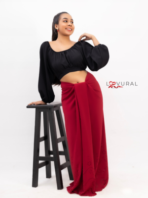 red laser cut avurudu lungi