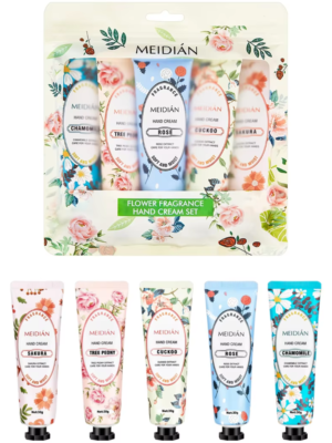 floral perfumed mini hand cream