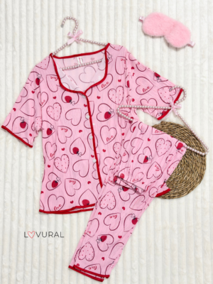pink floral pj set (copy)