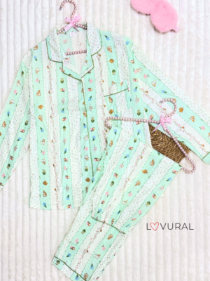 confetti hearts long sleeve pj set (copy)
