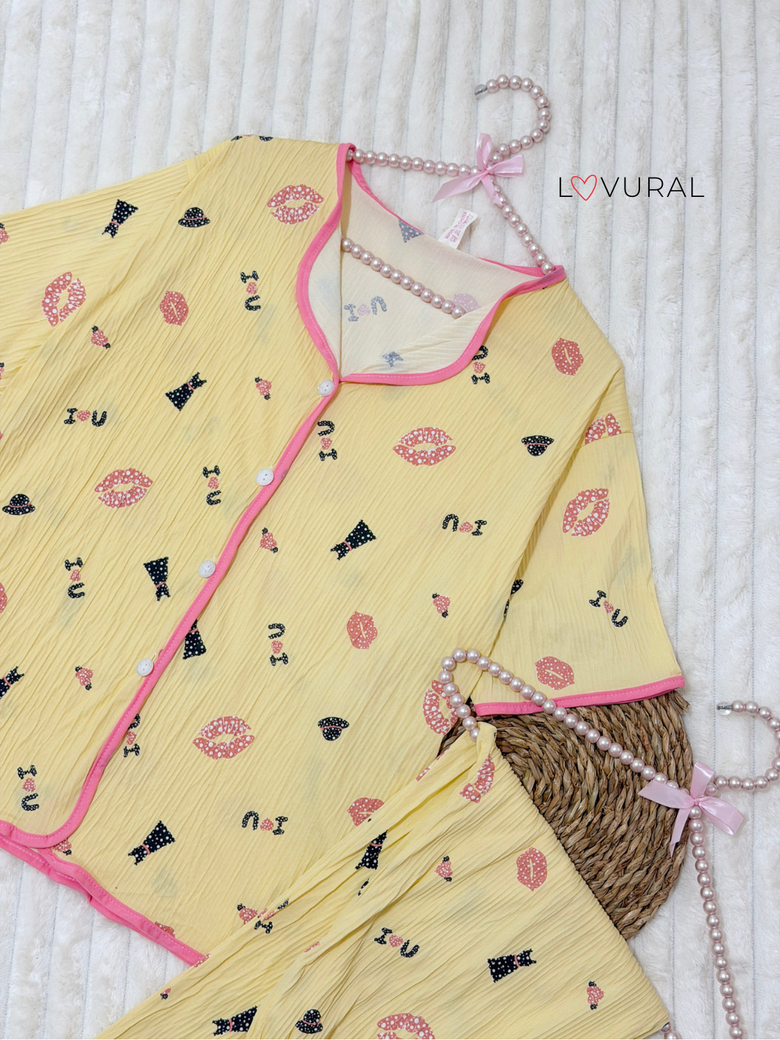 black hearts pj set black hearts pj set