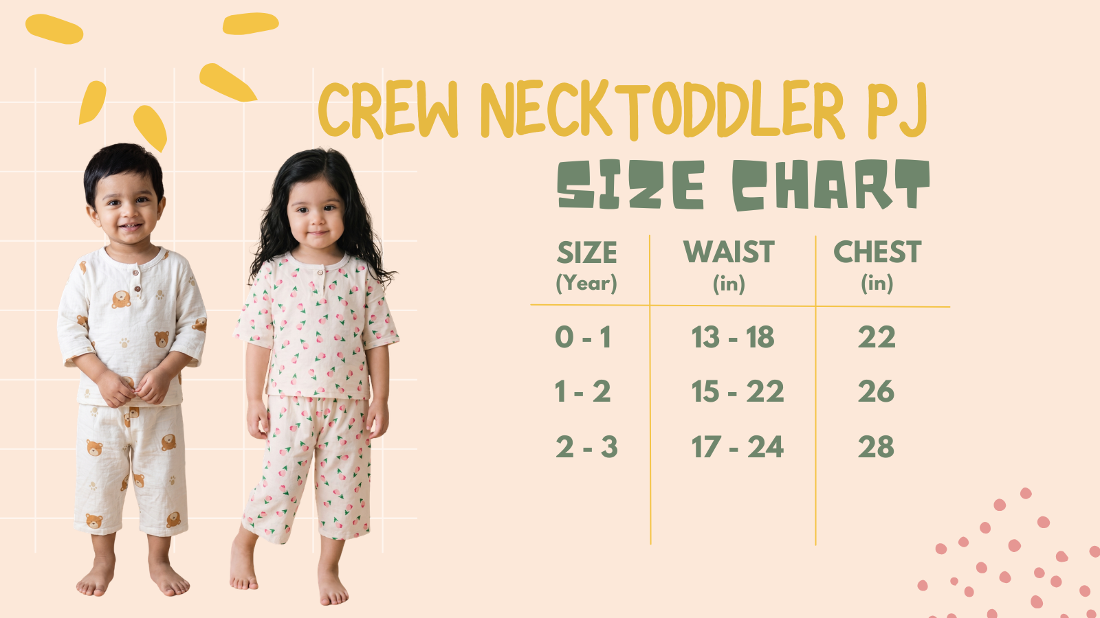 pink tulips toddler pj