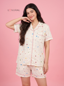 Colorful Confetti Short Pyjama Set 13
