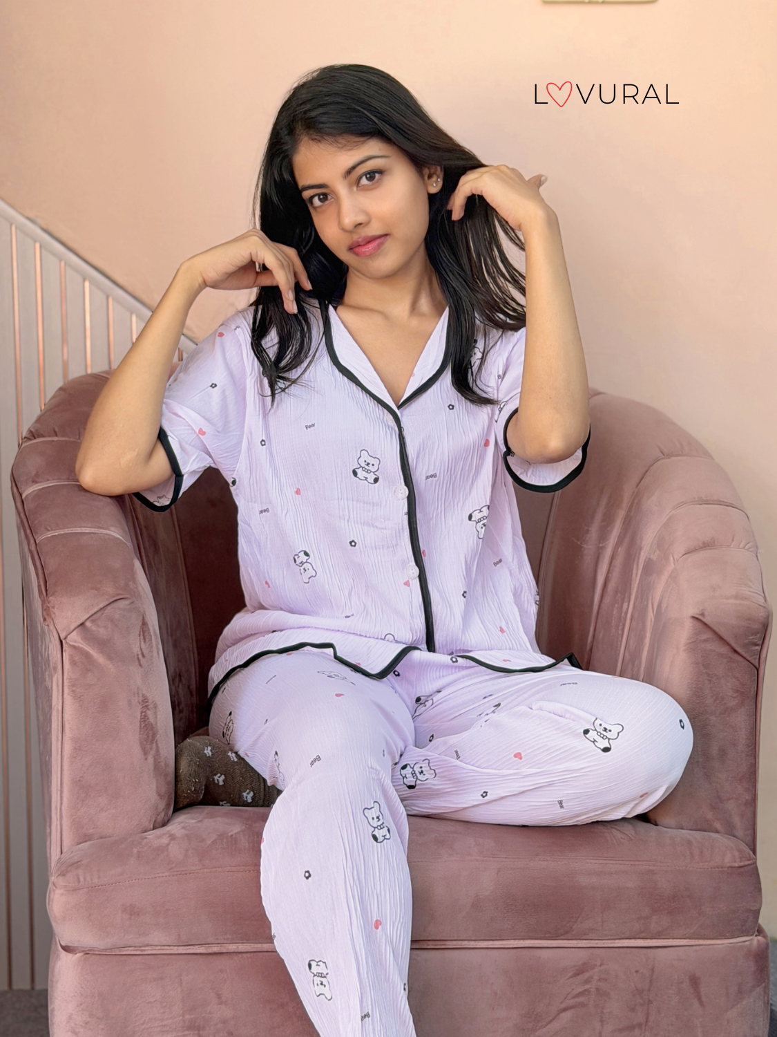 pink kisses pj set pink kisses pj set